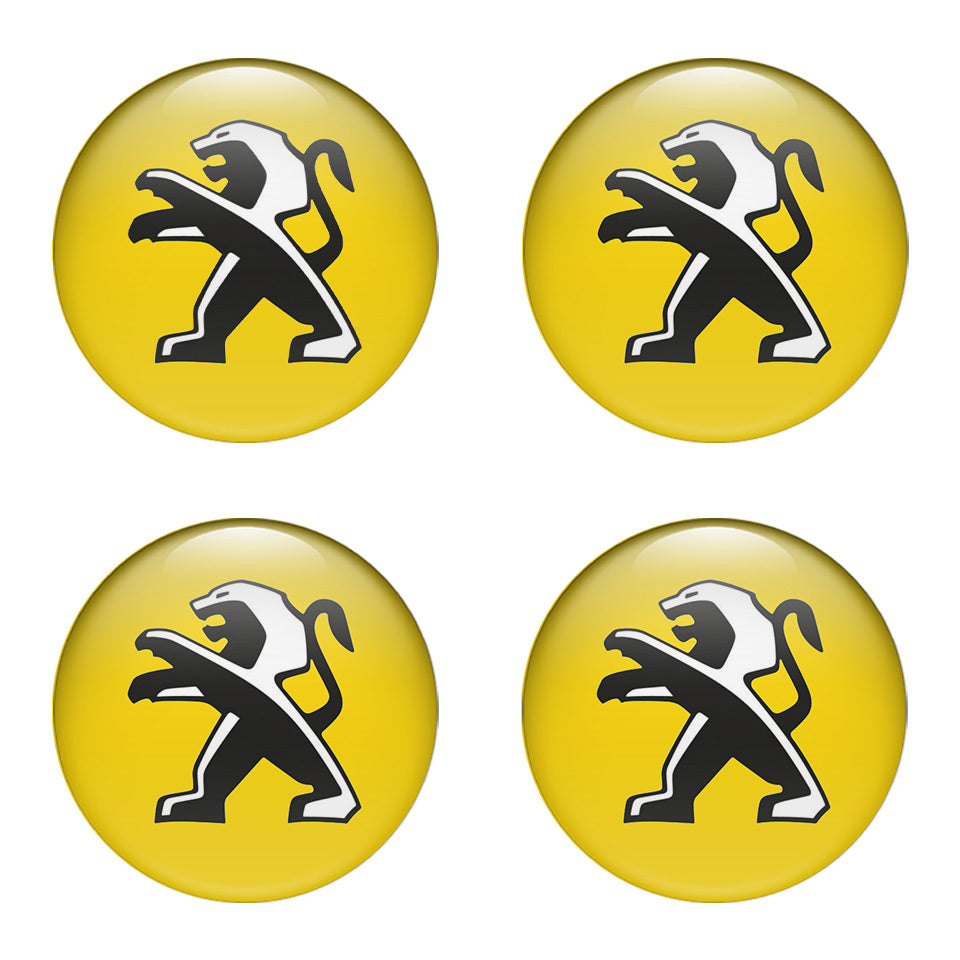 PEUGEOT Silicone Stickers for Wheel Center Caps4