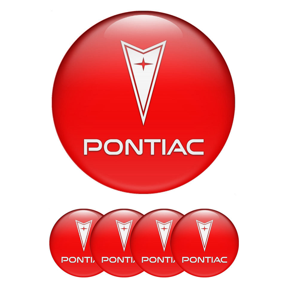 PONTIAC Domed Emblems for Center Caps24