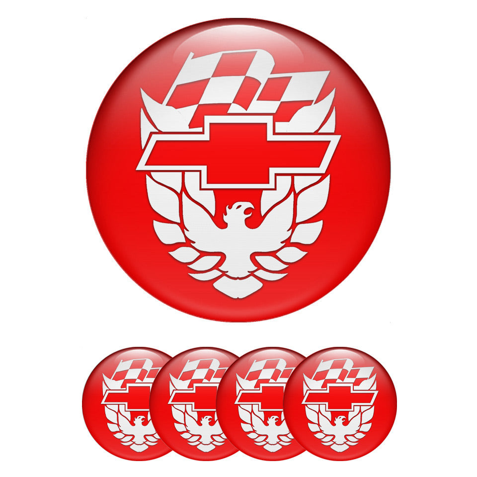 PONTIAC Silicone Stickers for Wheel Center Caps10