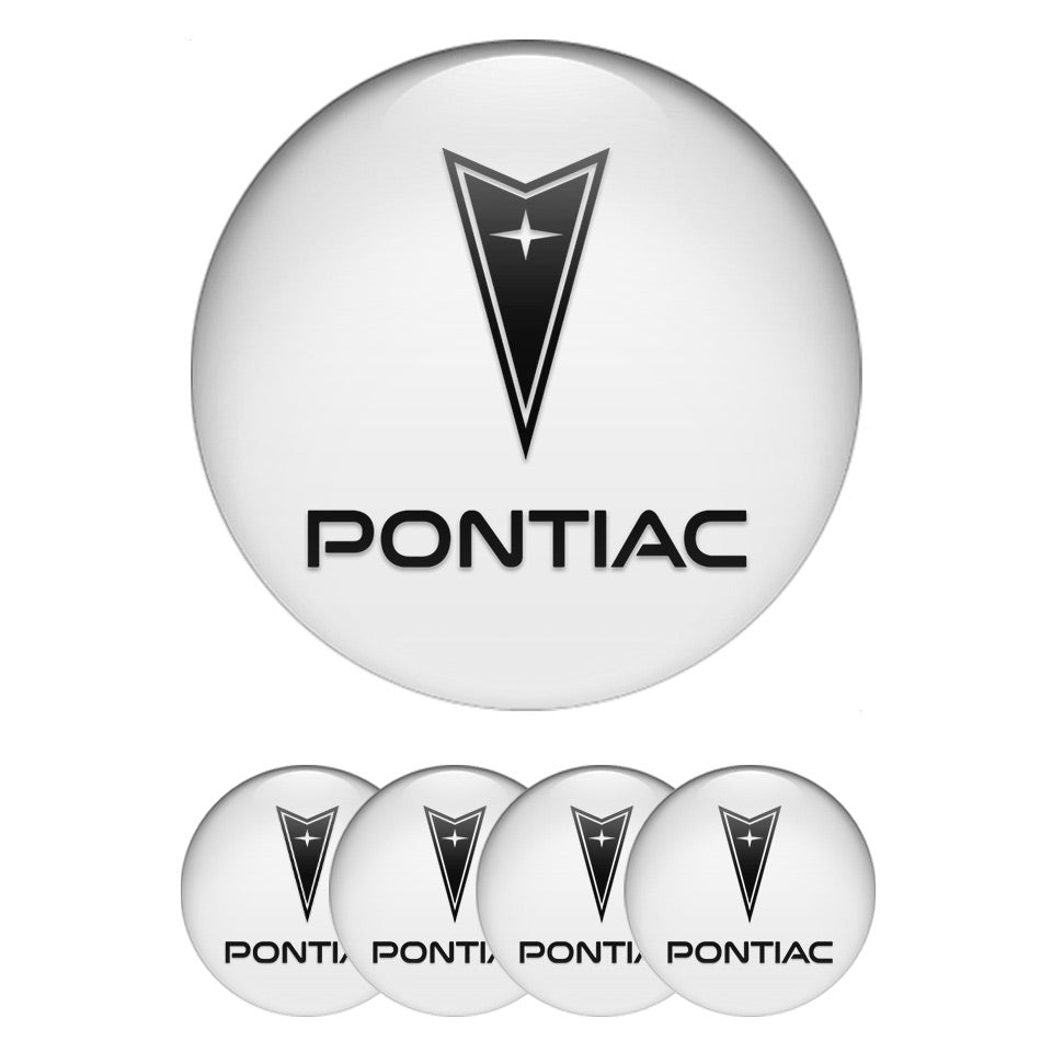 PONTIAC Silicone Stickers for Wheel Center Caps16