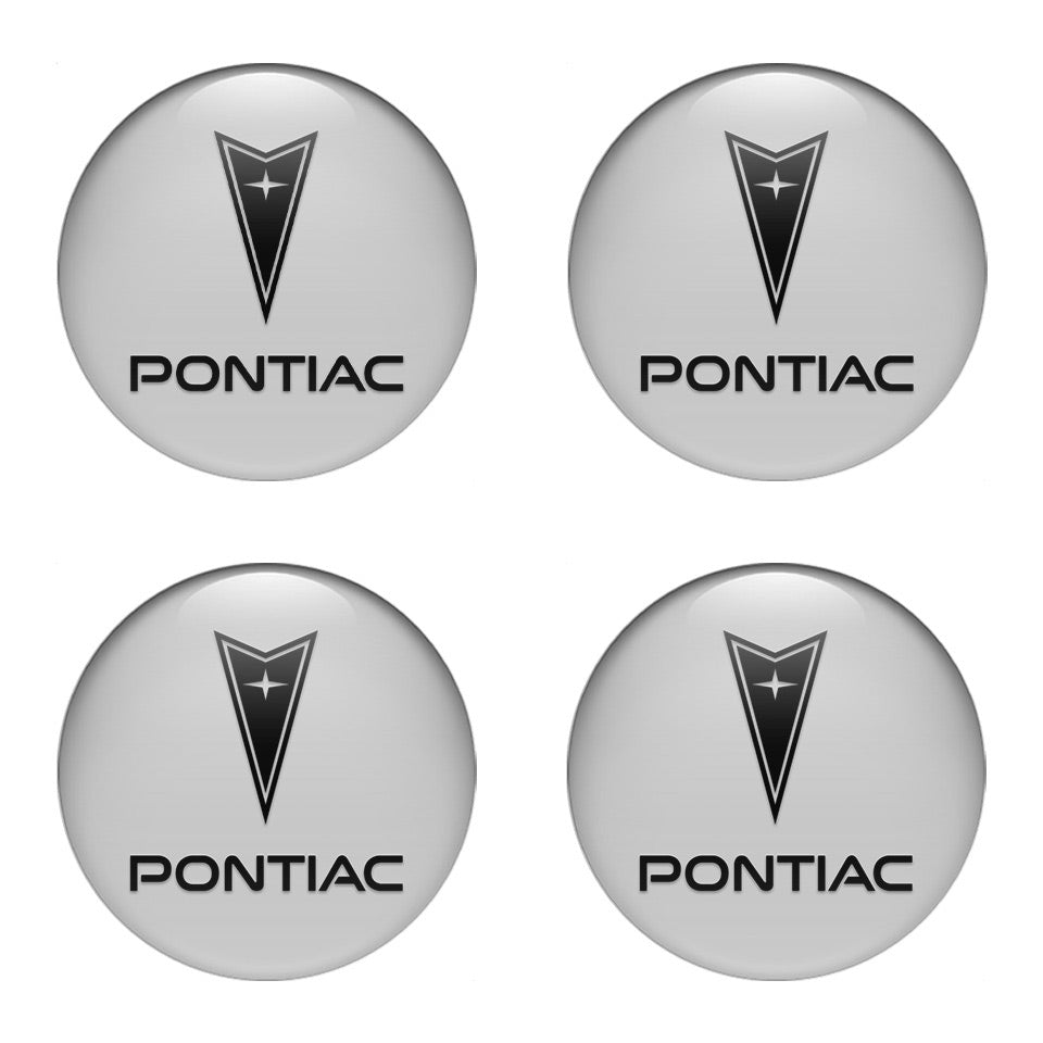 PONTIAC Silicone Stickers for Wheel Center Caps19
