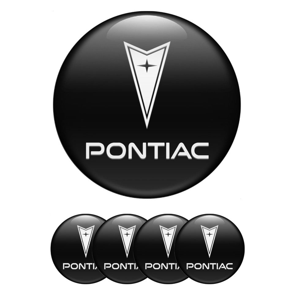 PONTIAC Silicone Stickers for Wheel Center Caps22