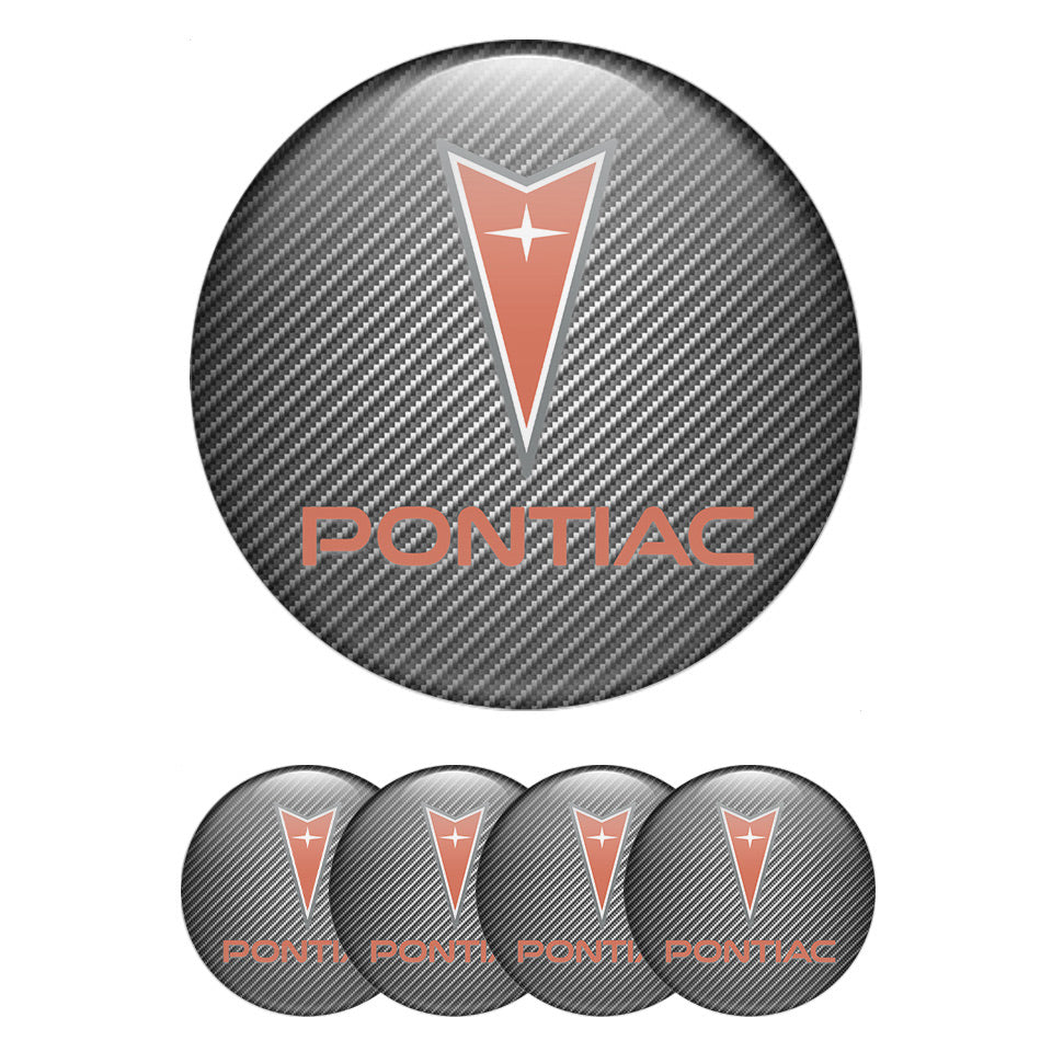 PONTIAC Silicone Stickers for Wheel Center Caps34