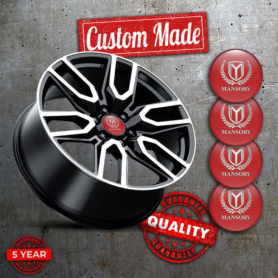 MANSORY Silicone Stickers for Wheel Center Caps