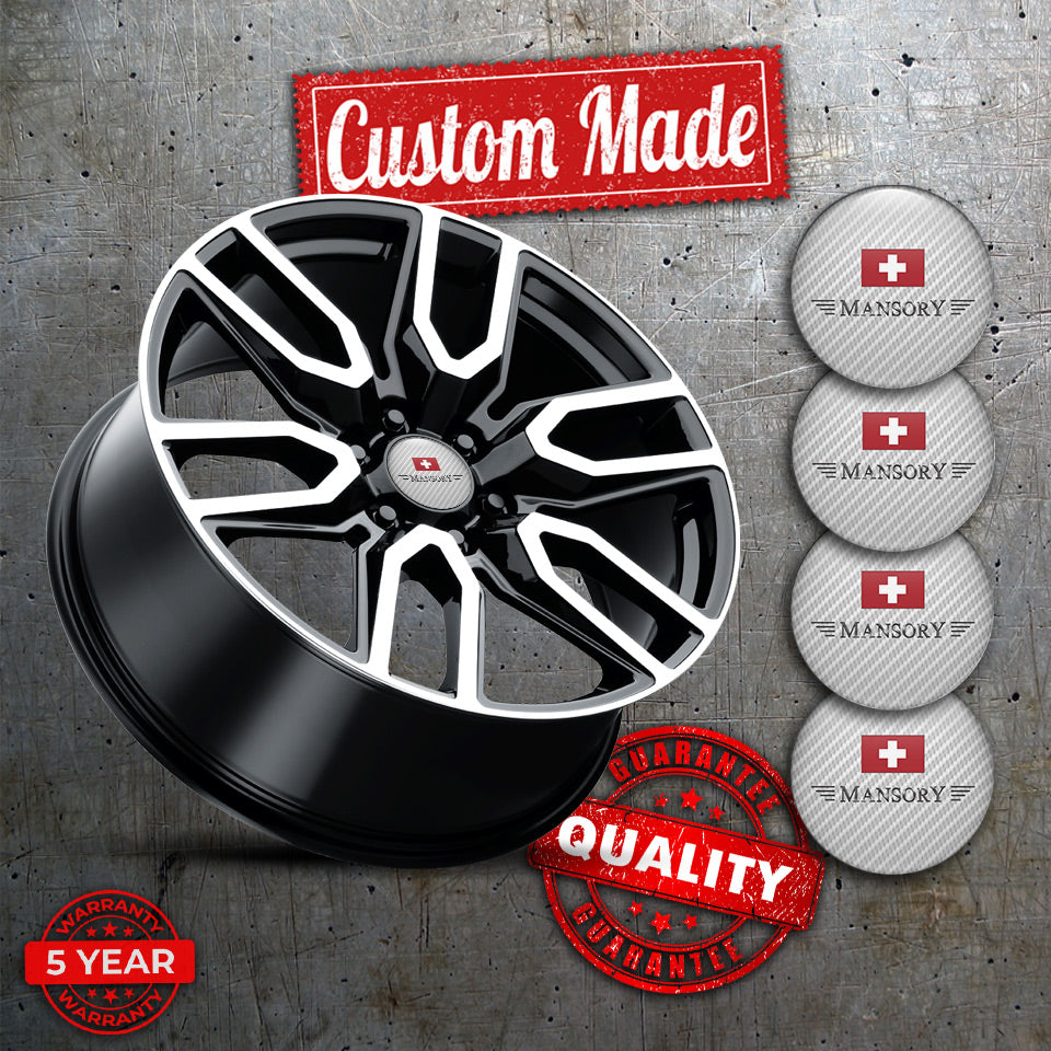 MANSORY Domed Emblems for Center Caps