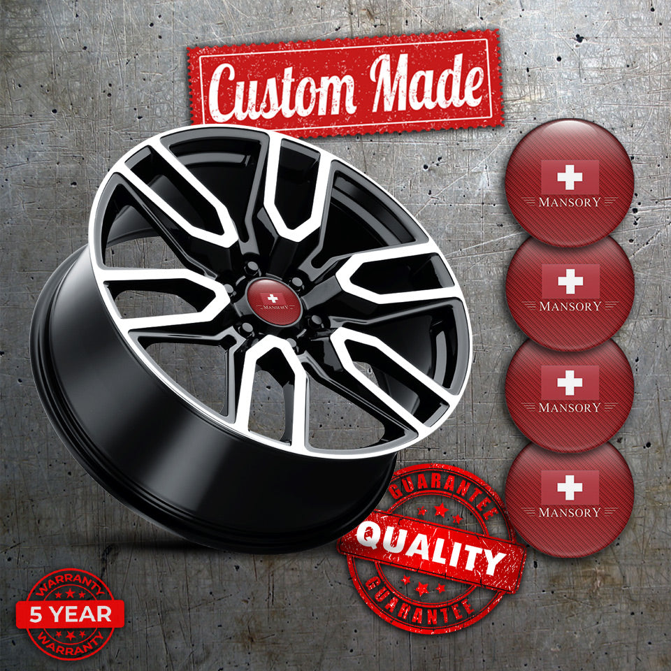 MANSORY Domed Emblems for Center Caps