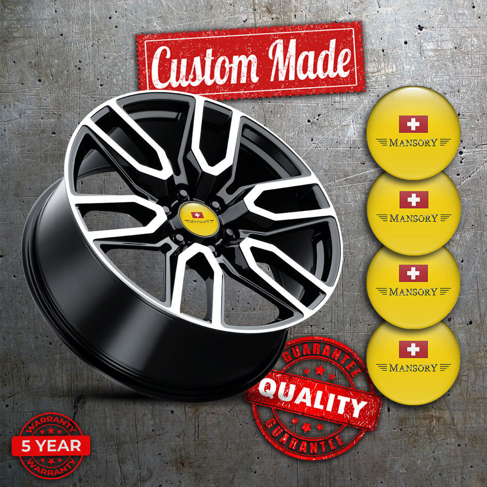 MANSORY Silicone Stickers for Wheel Center Caps
